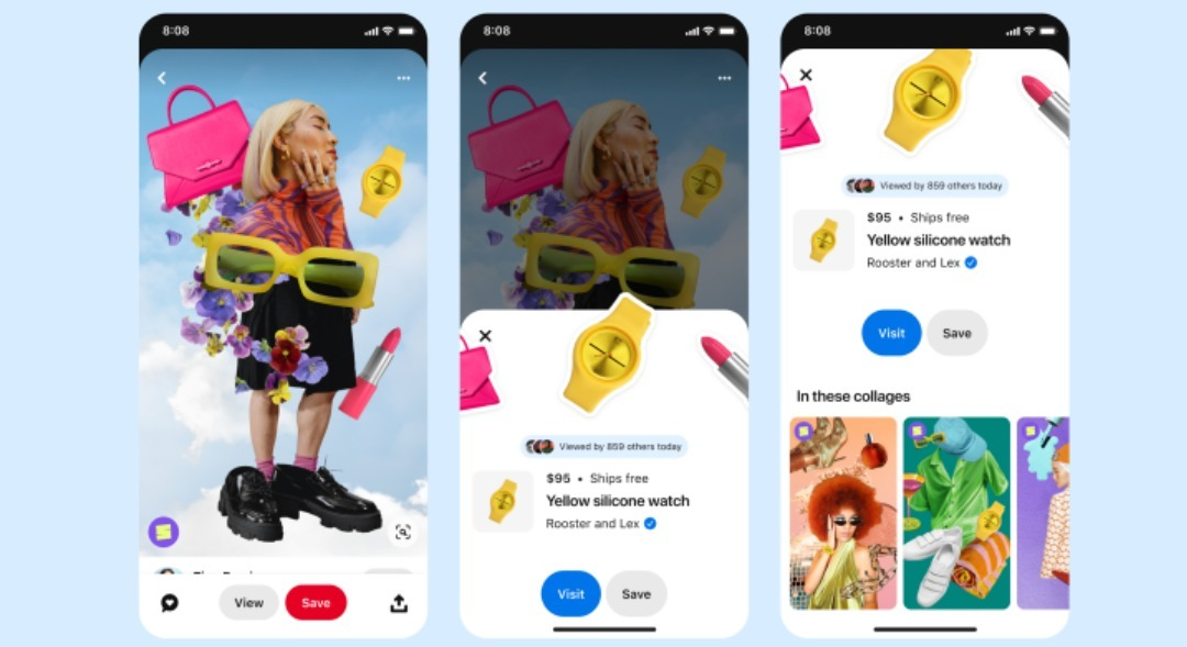 Pinterest brings shopping capabilities to its collage-making app 'Shuffles'