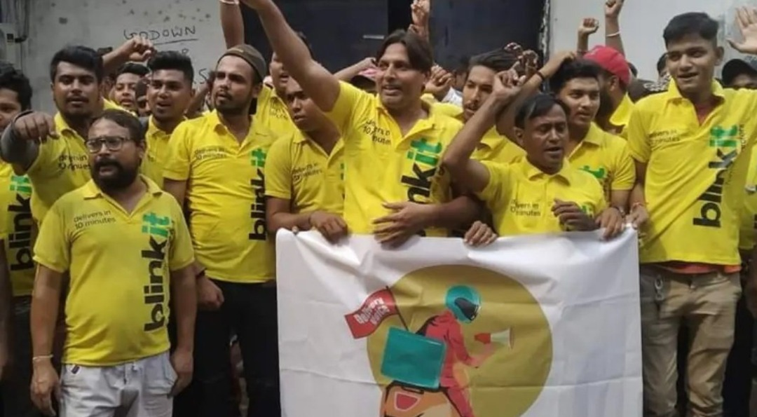 BJP spokesperson in Haryana seeks redressal of grievances for protesting Blinkit delivery executives