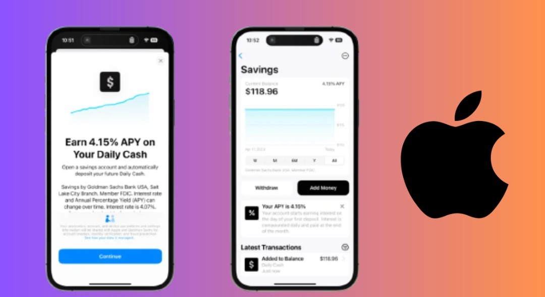 Apple Card customers in the U.S. can now earn 4.15% APY on savings account