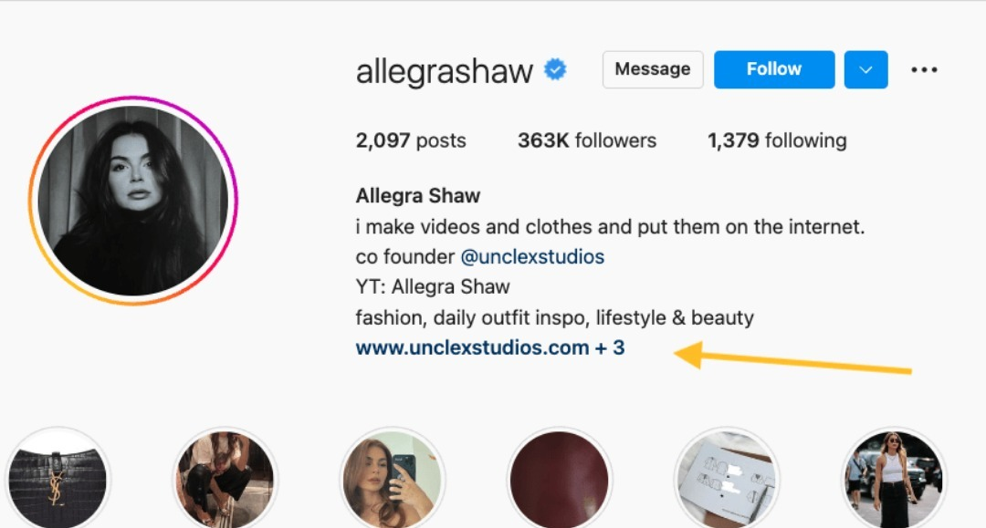 Instagram introduces multiple link function to profile bio to improve user experience