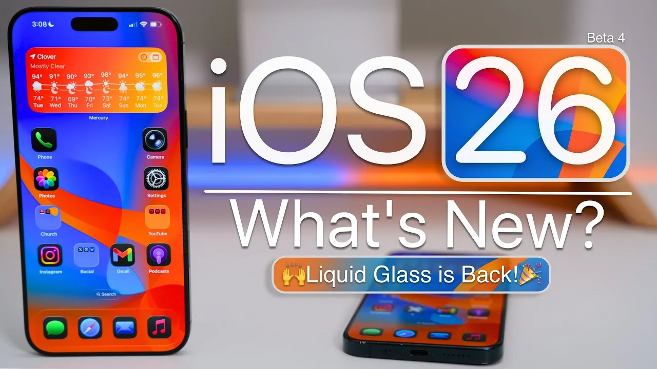 ios 26 beta 4 changes