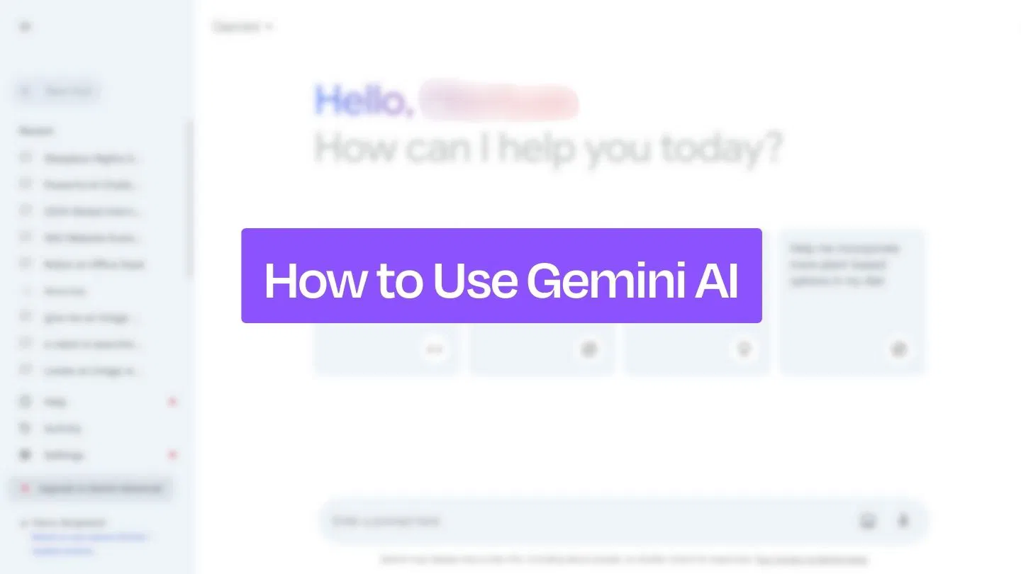how to use google gemini