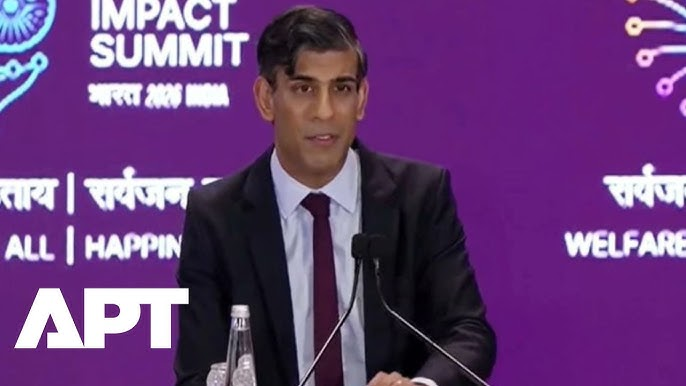 Rishi Sunak Says India Is Ideal Venue for Global AI Talks
